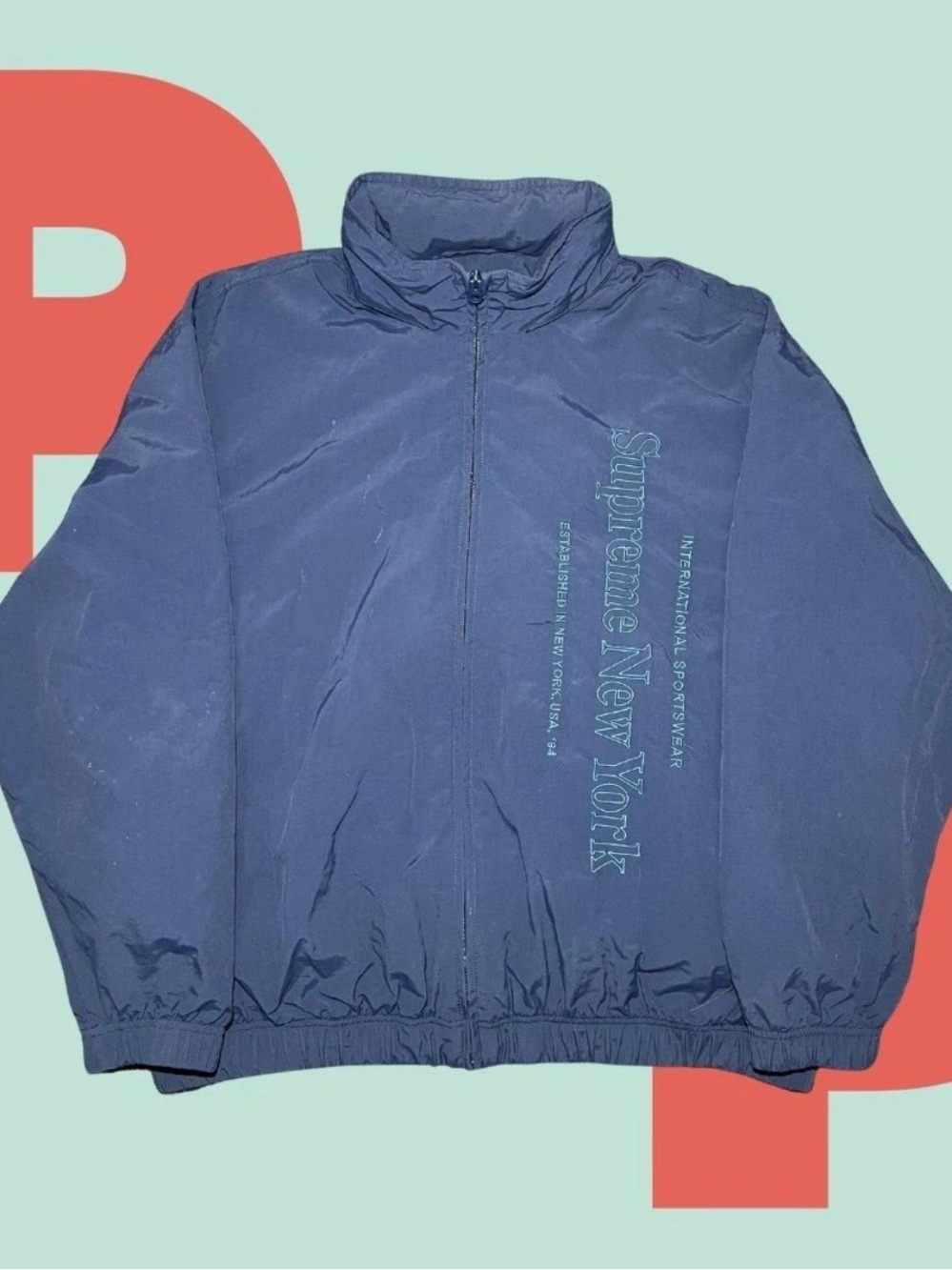 Supreme Side Logo Track Jacket (Large)